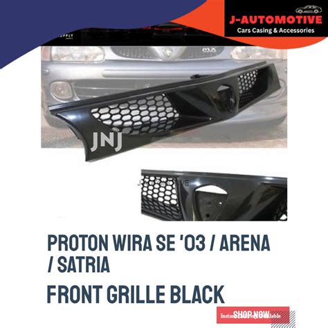 Proton Wira SE 03 ARENA SATRIA Front Grille Black Shopee Malaysia