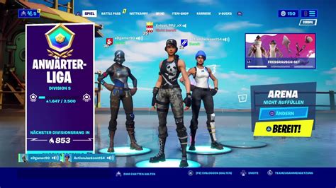 Arena 10 Psn Verlosung Fortnite Live Deutsch YouTube