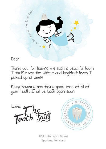 Printable Tooth Fairy Printables