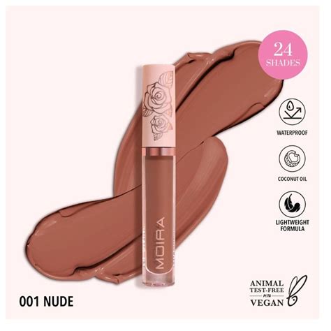 Moira Lip Divine Liquid Lipstick 001 Nude Jeevee
