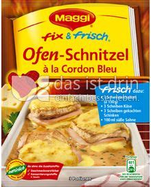 Maggi fix frisch Ofen Schnitzel à la Cordon Bleu 325 0 Kalorien