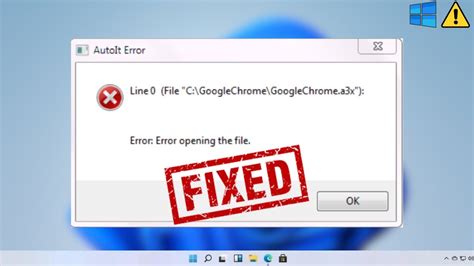 How To Fix AutoIT Error Windows 11 10 AutoIT Error Windows 10 Fix