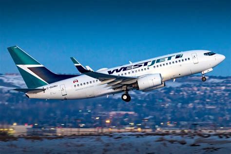 Westjet Prima In Canada Con Kit Di Modifica Della Riduzione Della