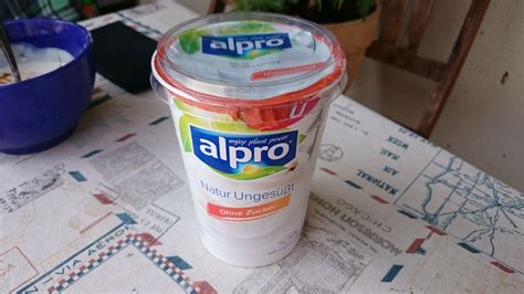 Alpro Soja Joghurt Natur ungesüßt Food Test FoodLoaf