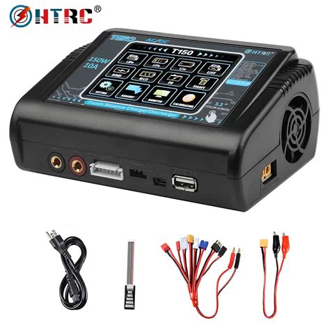 HTRC T150 Smart Battery Charger AC DC 150W 10A With Touch Screen