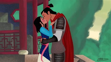 Illustrations By Dil Disney Mulan And Li Shang Disney Princess Art