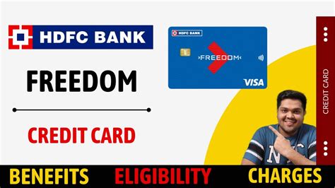 HDFC Bank Freedom Credit Card Full Details Benefits Charges