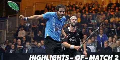 Tournament of Champions 2019 QF Highlights Gawad v Rösner SQUASHTV