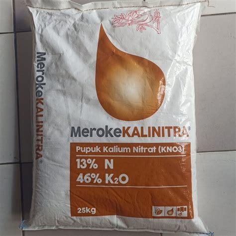 Jual Djoker Pupuk Kno Kalium Nitrate Meroke Kalinitra Kemasan Kg