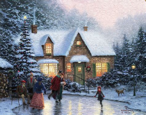 Nativity Thomas Kinkade Christmas Wallpapers - Top Free Nativity Thomas ...