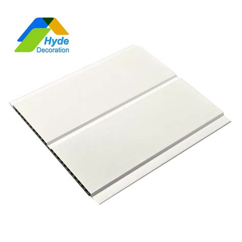 200mm Width Middle Groove White Color Pvc Spandrel Ceiling Panel Pvc