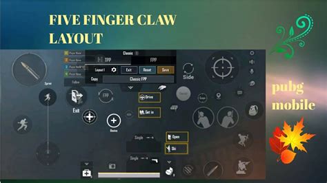 Best 5 Finger Claw Layout Setting And Sensitivity Pubg Mobile Youtube