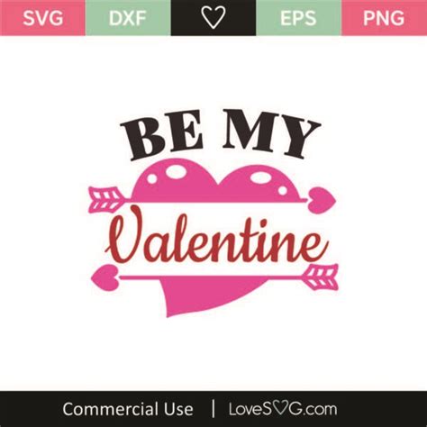 Be My Valentine Svg Cut File Lovesvg