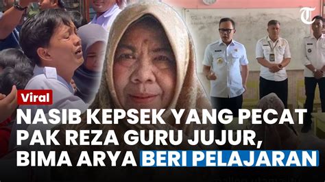 BIMA ARYA Beri Pelajaran Begini Nasib Kepsek Yang Pecat Pak Reza