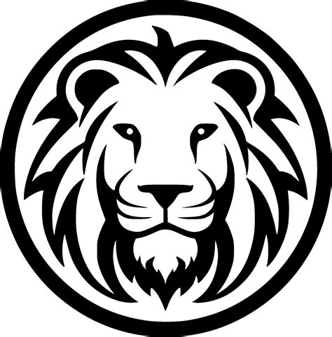 Lion Minimalist And Flat Logo Vector Illustration 25340589 Vector