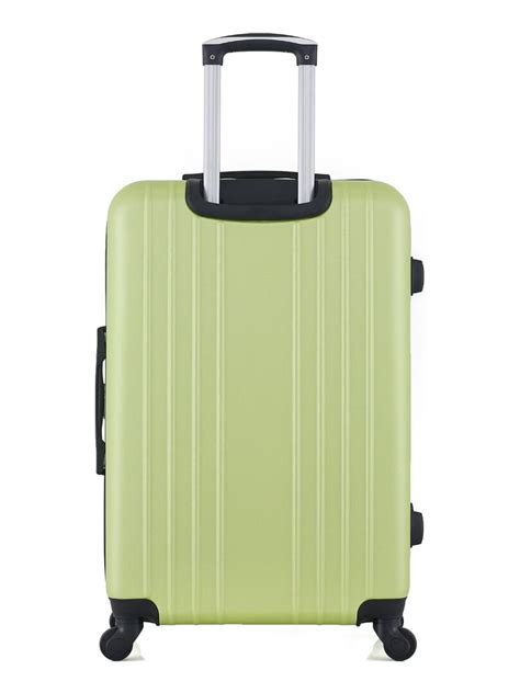 Lpb Valise Grand Format Abs Amelie A Roues Cm Vert Kiabi Nu