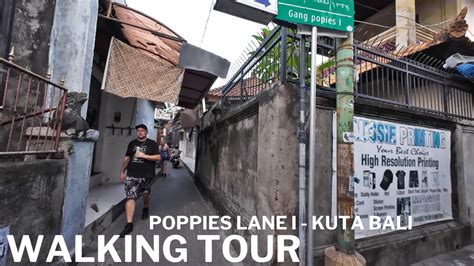 Poppies Lane Walking Tour Walking Tour Kuta Beach Main Street