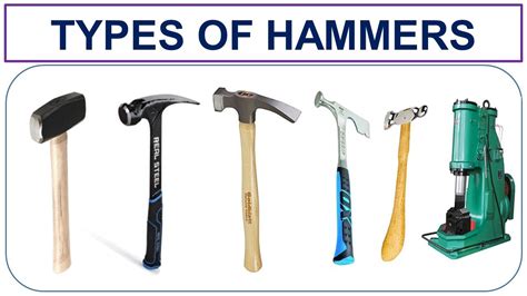 Hand Types Of Hammers