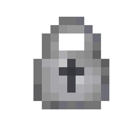 16x16 Pixel Art 3 Lock Minecraft Blog