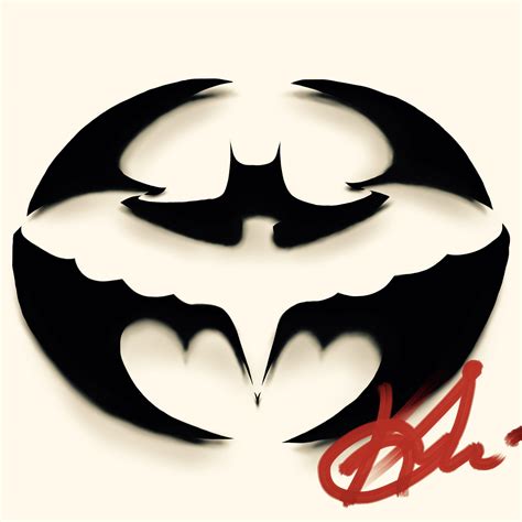 Digital Version Of The Batmannightwing Logo I Posted A Couple Of Days