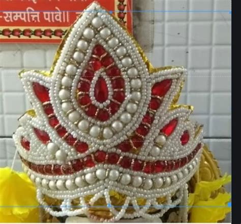 Maroon Gopal Mukut For Temple At Rs Piece In Mathura Id