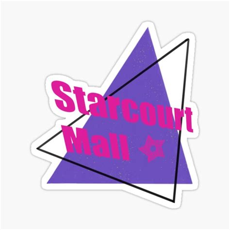 Starcourt Mall Sticker For Sale By Jayecee Redbubble