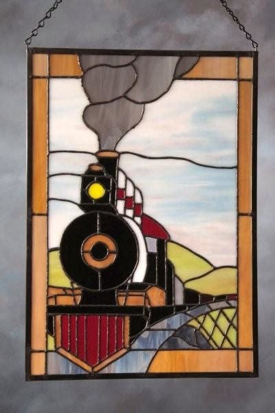 Steam Freight Train • Stained Glass So Pretty