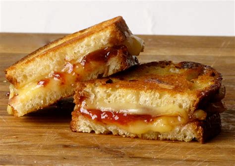 Oscypek Grilled Cheese with Strawberry Jelly - Grilled Cheese Social