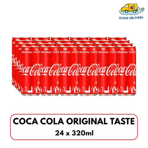 Coke Coca Cola Original Taste Less Sugar 24 X 320ml Lazada Singapore