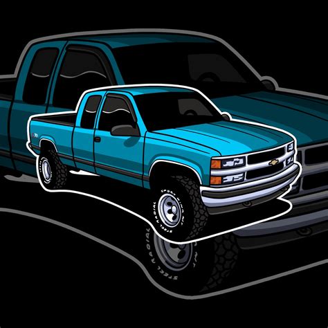 Z71 Obs Extended Cab Sticker Chevy Sticker Obs Sticker Etsy