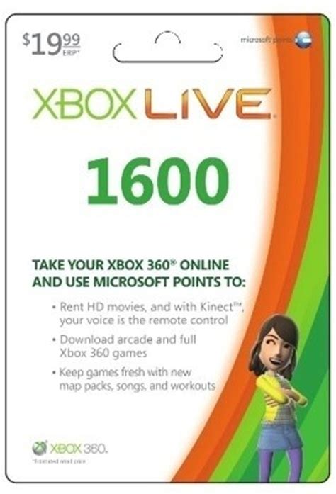 Xbox 360 Microsoft Points 1600