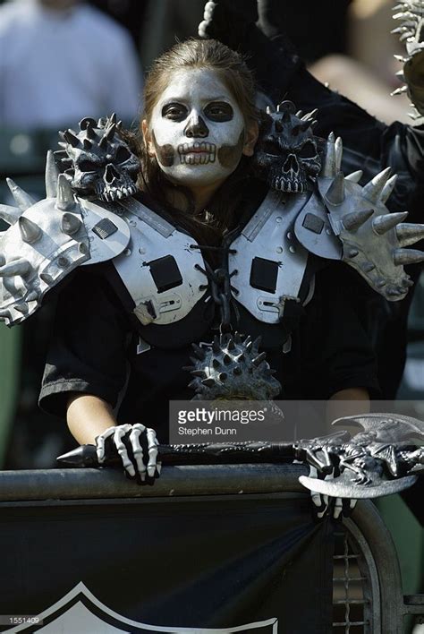 A View Of A Raider Fan Taken During The Game Against The San Diego