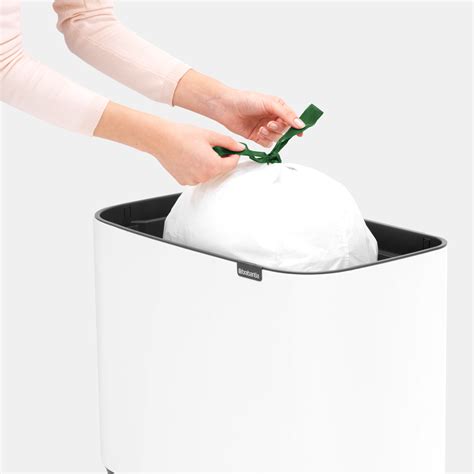 Basurero Bo Touch L Blanco In Brabantia Waste Solutions