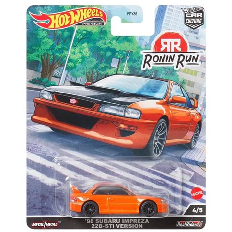 風火輪 Hot Wheels 汽車文化 膠胎 速霸陸 98 SUBARU IMPREZA 22B STI VERSION 蝦皮購物