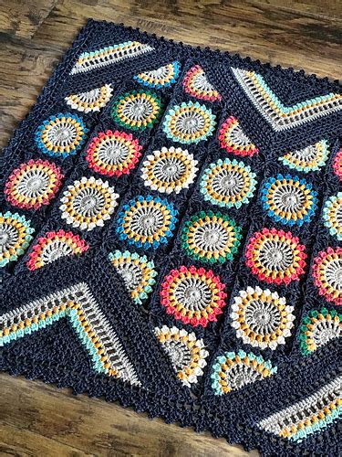 Ravelry Wildflower Blanket Pattern By Rachele Carmona