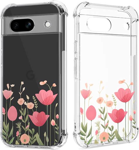 Amazon Greatruly Floral Clear Case For Pixel A For Women Girls