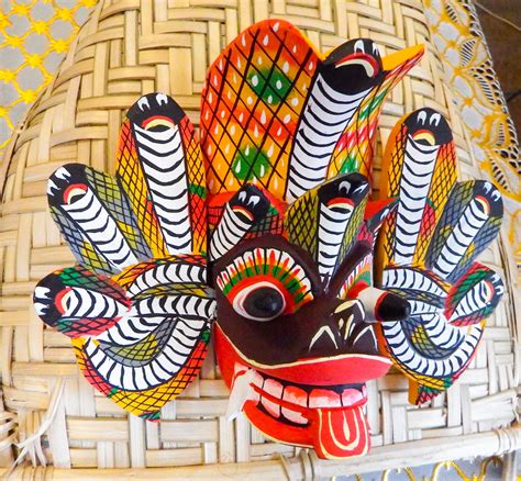 Sri Lankan Naga Rasksha Traditional Mask Maske