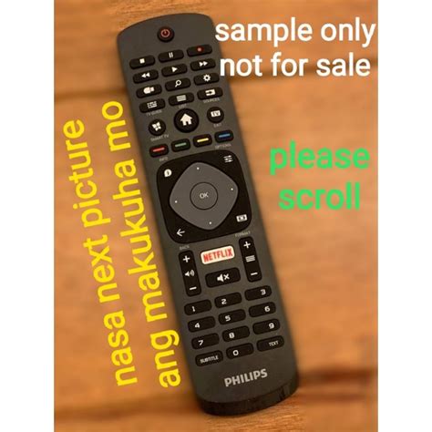 Philips Smart Tv Remoteuniversal100 Na Gagana Sa Tv Mo Shopee