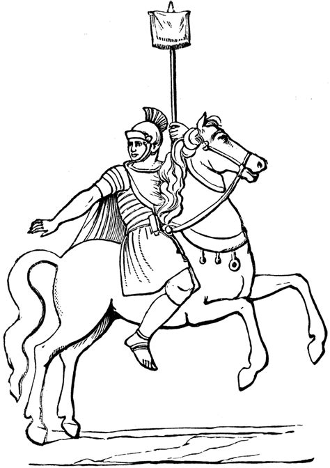 Roman Cavalryman Clipart Etc
