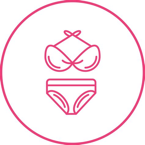 Bikini Vector Icon Vector Art At Vecteezy