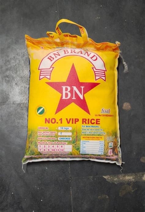 Kg Bn Brand Vip Ponni Rice Packaging Type Pp Bag At Rs Bag In