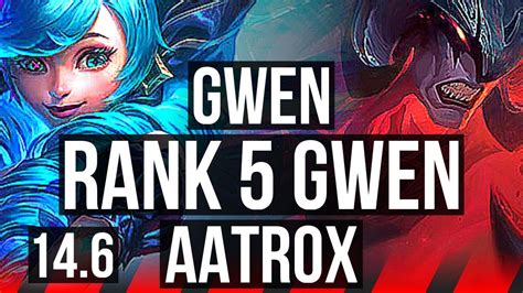 Gwen Vs Aatrox Top Rank Gwen Solo Kills Euw Challenger