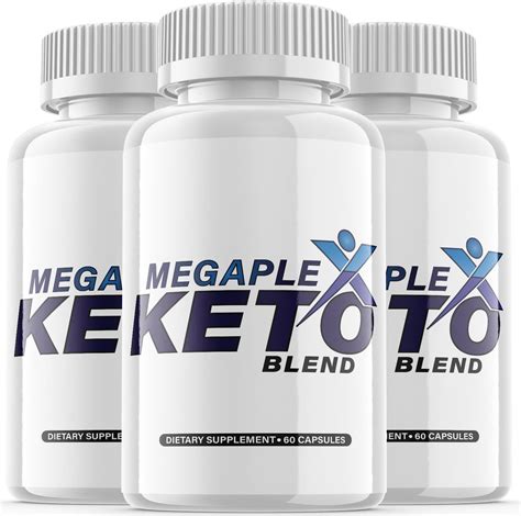 Paquete de 3 Megaplex Keto Blend píldoras cetogénicas Megaplex