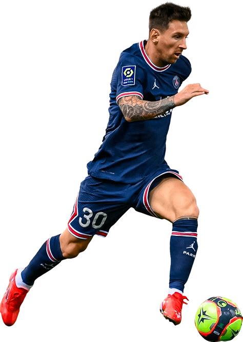 Lionel Messi Paris Saint Germain Football Render FootyRenders