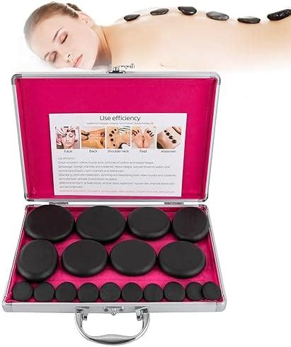 Amazon Activebliss Hot Stones Large Essential Massage Stones Set In For