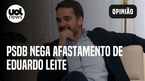 PSDB nega afastamento de Eduardo Leite após decisão judicial determinar