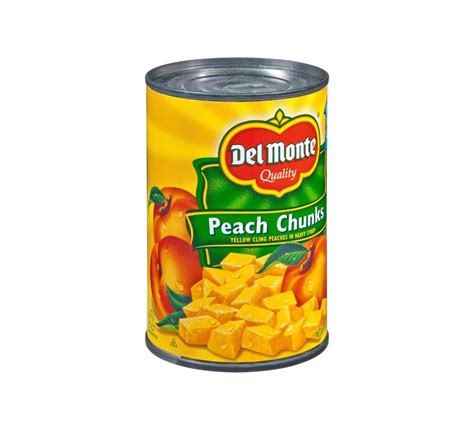 Del Monte Peach Chunks Yellow Cling In Heavy Syrup 12