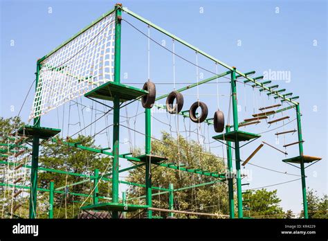outdoor obstacle course Stock Photo - Alamy