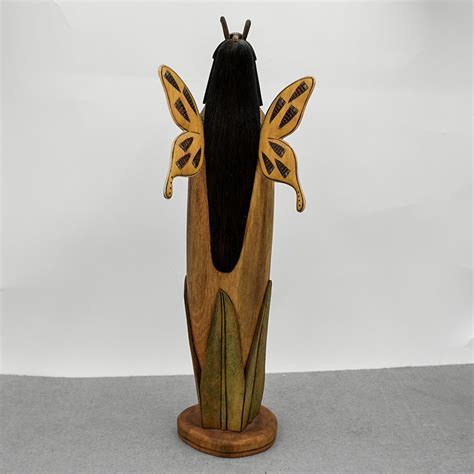 Large Vintage Butterfly Kachina By Tyson Nequatewa Hopi Sun Country