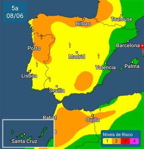 Meteo Tr S Os Montes Portugal On Twitter Mapa De Tempo Adverso